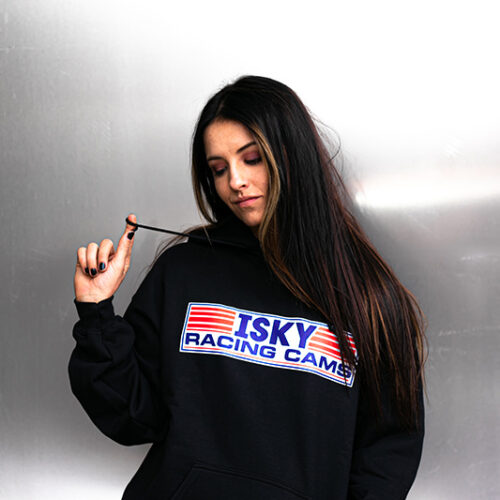 Isky Large Front Logo Black Hoodie